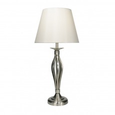 Bybliss Table Lamp Satin Chrome Bybliss Table Lamp Satin Chrome