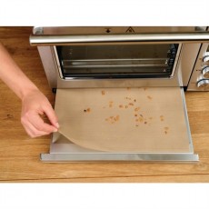 Nostik Air Fryer Liner Set of 2 Rectangle-Brown Nostik Air Fryer Liner Set of 2 Rectangle-Brown