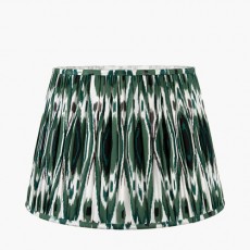 45cm Green Ikat Tapered Shade 45cm Green Ikat Tapered Shade