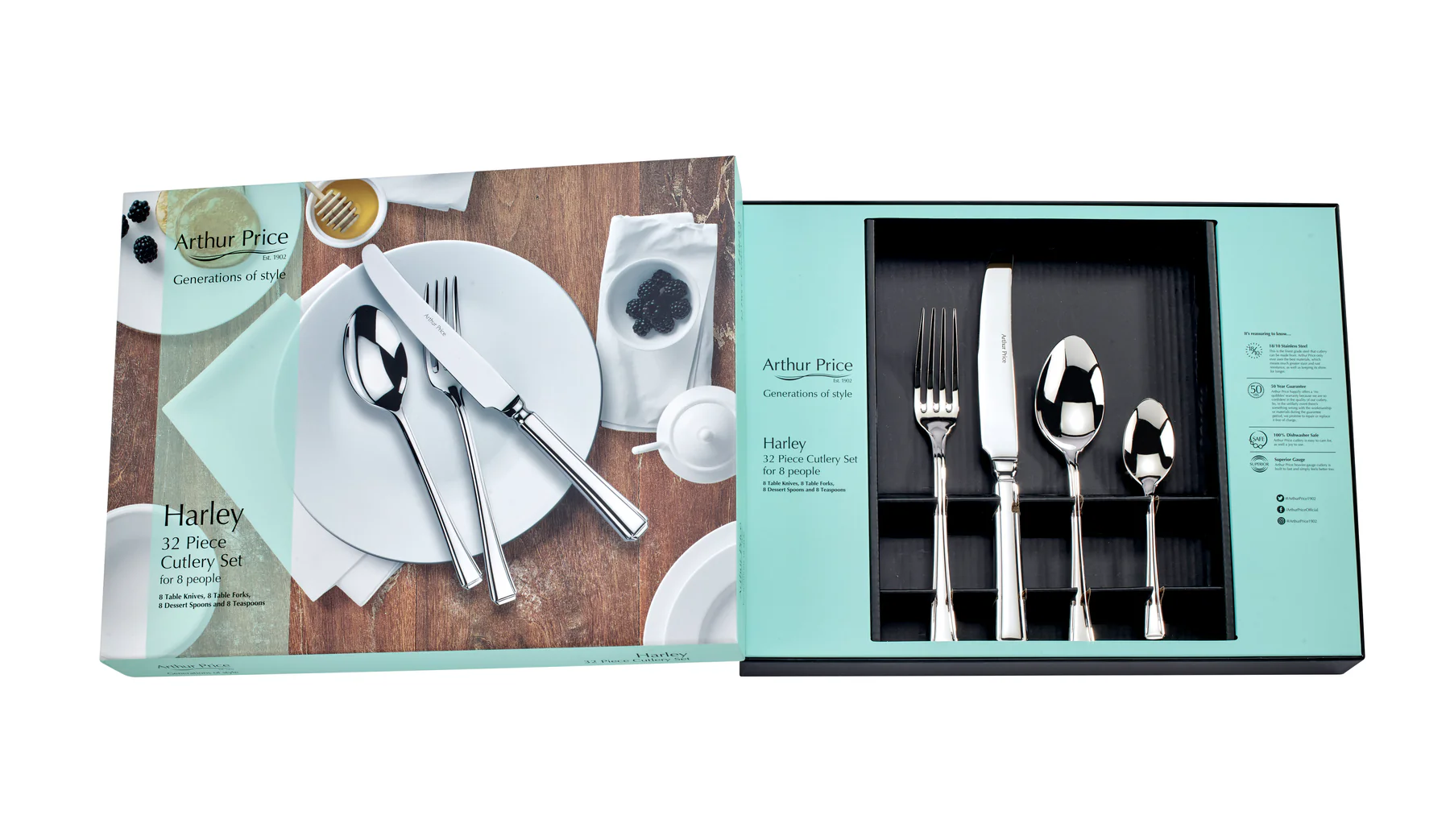 Arthur price Harley 32pc Set Arthur price Harley 32pc Set