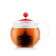 Assam Tea Press With Glass Handle 0.5L-Assorted Assam Tea Press With Glass Handle 0.5L-Assorted