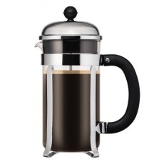 Chambord Coffee Press W/Sanroprene Handle 8Cup 1L-Black Chambord Coffee Press W/Sanroprene Handle 8Cup 1L-Black
