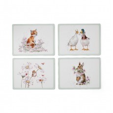 Wrendale Placenat Rectangle Set of 4 Wild Flower Wrendale Placenat Rectangle Set of 4 Wild Flower