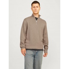 Jack & Jones Blamilano Stitch Knit Zip Polo
