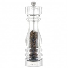Cole & Mason London Acrylic Pepper Mill 220mm Cole & Mason London Acrylic Pepper Mill 220mm
