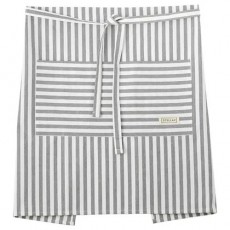 Stellar Textiles 55cm Waist Apron Grey Stripe Stellar Textiles 55cm Waist Apron Grey Stripe