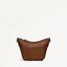 Radley Oak Street Small Ziptop Cross Body Saddle Radley Oak Street Small Ziptop Cross Body Saddle
