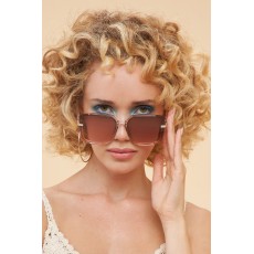 Powder Sutton Luxe Sunglasses Rose