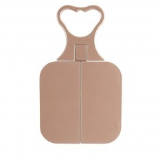 Danielle Folding Travel Mirror - Nude True Image