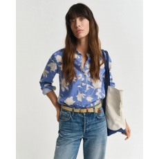 Gant Reg Floral Print Linen Shirt