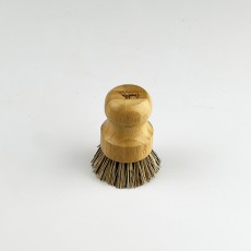 Bamboo Pot Brush Highland Cow Full