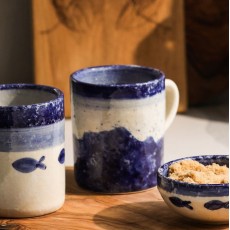 Selbrae House Ceramic Mug-Wave Selbrae House Ceramic Mug-Wave