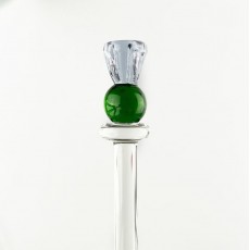 Selbrae House Glass Drinks Stirrer-Thistle