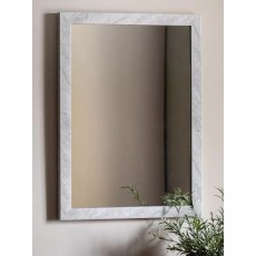 Gallery Direct Romano Mirror Marble White 57x77 Gallery Direct Romano Mirror Marble White 57x77