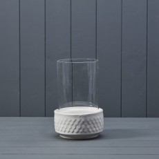White Ceramic Lantern 22.5cm