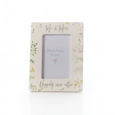 Richard Lang Ceramic Mr & Mrs Happily Ever After Photo Frame Richard Lang Ceramic Mr & Mrs Happily Ever After Photo Frame