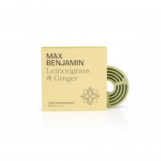 Max Benjamin Car Fragrance Refill-Lemongrass & Ginger Max Benjamin Car Fragrance Refill-Lemongrass & Ginger