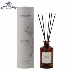 Stoneglow The Walled Garden Cotton Flower Reed Diffuser 160ml Stoneglow The Walled Garden Cotton Flower Reed Diffuser 160ml