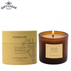 Stoneglow The Walled Garden Golden Mimosa Tumbler Candle Stoneglow The Walled Garden Golden Mimosa Tumbler Candle