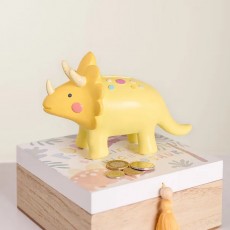Petit Cheri Dinosaur Money Box-Triceratops Petit Cheri Dinosaur Money Box-Triceratops