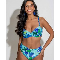 Pour Moi Free Spirit Lightly Padded Underwired Twist Front Bikini