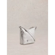 White Stuff Mini Fern Leather Cross Body