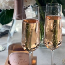 2 Champagne Glasses-Love Heart 2 Champagne Glasses-Love Heart