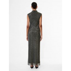 Fremch Connection Tamy Lurex Plisse Sleeveless Top