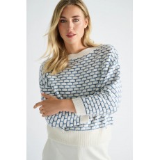 Marie Mero Patterned Pullover