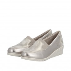 Rieker Metallic Slip on Shoe