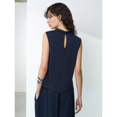 French Connection Damasco Air Flow Slvlss Top