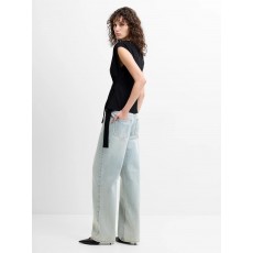 French Connection Zion Jersey Belted Shift Top French Connection Zion Jersey Belted Shift Top