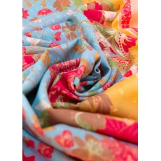 Paisley Poppies Cotton Scarf Paisley Poppies Cotton Scarf