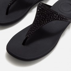 FitFlop Solay Mixed Crystal Toe-Post Sandal