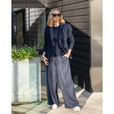 Chalk Jasmine Stripe Trouser