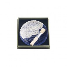 Ceramic Garlic Grater And Brush Set Wave Ceramic Garlic Grater And Brush Set Wave