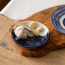 Ceramic Garlic Grater And Brush Set Wave Ceramic Garlic Grater And Brush Set Wave