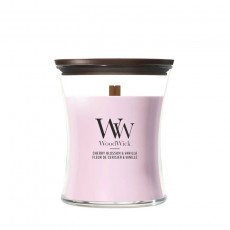 Woodwick Hourglass Medium-Cherry Blossom & Vanilla