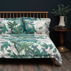 Timorous Beastie Leaforia Verde Duvet Set Green Timorous Beastie Leaforia Verde Duvet Set Green