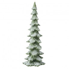 Slim Snowy Resin Tree