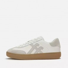 FitFlop The Dash T-Toe Leather/Suede Sneakers