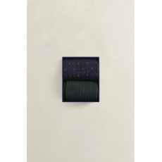 Gant Dot And Rib 2-Pack Sock Gift Box