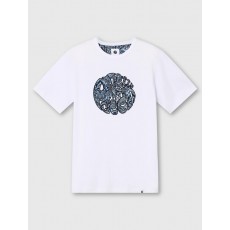 Pretty Green Rave-On Paisley Logo T-Shirt
