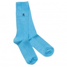 Swole Panda Sky Blue Socks  7-11