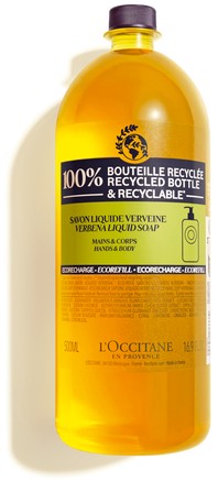 Loccitane Shea Verbena Hands & Body Liquid Soap Refill