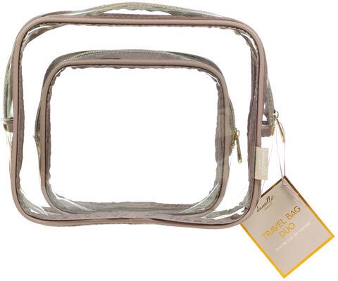 Danielle Simply Slouch Clear Travel Bag Duo