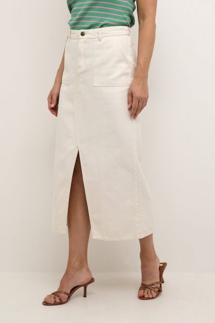 Culture Reba Long Denim Skirt