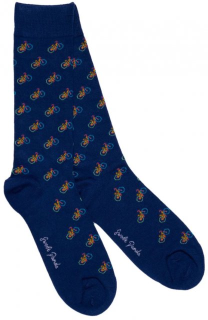 Swole Panda Blue Bicycle Socks