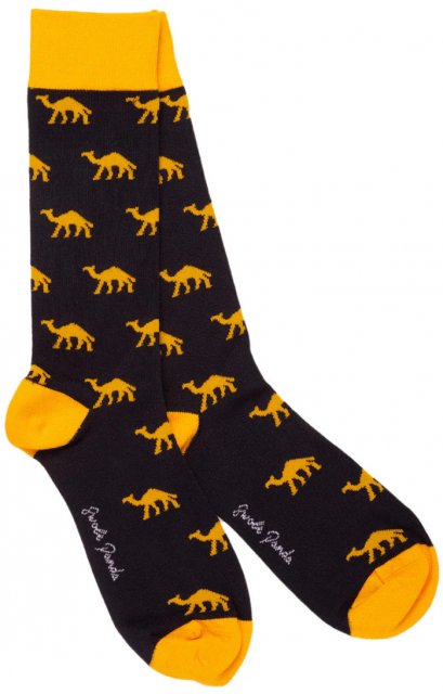 Swole Panda Camel Socks (Size 7-11)
