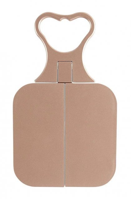 Danielle Folding Travel Mirror - Nude True Image